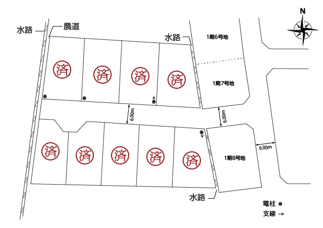 区画図1：コンフォートタウン藤木2期