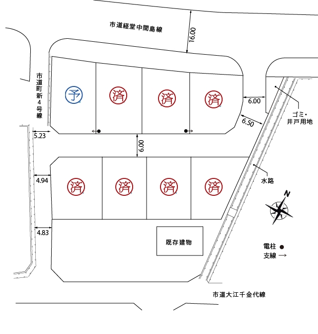 区画図1：コンフォートタウン町新３期